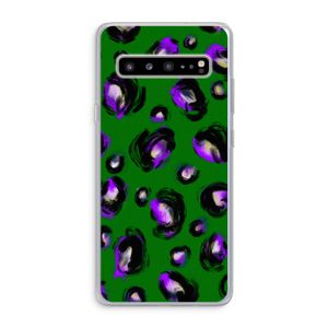 Green Cheetah: Samsung Galaxy S10 5G Transparant Hoesje