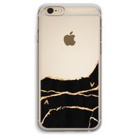 Gouden marmer: iPhone 6 Plus / 6S Plus Transparant Hoesje