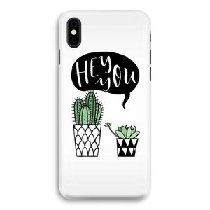 Hey you cactus: iPhone Xs Volledig Geprint Hoesje