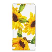 Smart Cover voor Xiaomi Redmi Note 12 Pro Plus Zonnebloemen - thumbnail