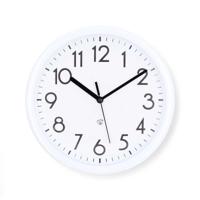 Nedis Wandklok | Diameter: 220 mm | Kunststof | Wit - CLWA105WT Nedis Wandklok | Diameter: 220 mm | Kunststof | Wit - CLWA105WT