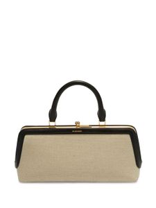 Jil Sander mini sac cabas à fermeture papillon - Tons neutres