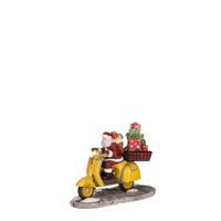 Santa is in a hurry battery operated - l10xw5xh8cm - Luville - thumbnail