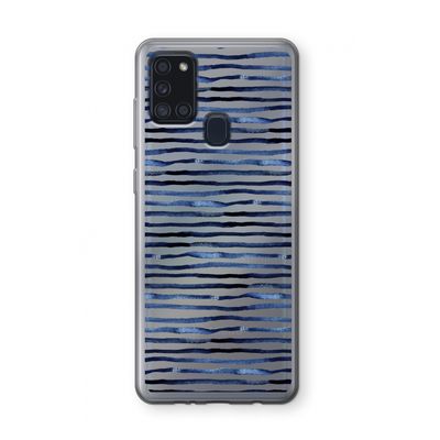 Verrassende lijnen: Samsung Galaxy A21s Transparant Hoesje