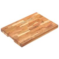 Hakblok 50x35x4 cm massief acaciahout Hakblok 50x35x4 cm massief acaciahout
