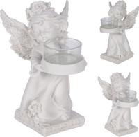 Engel met theelichthouder 17 cm Nampook - Nampook