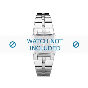 Diesel horlogeband DZ5229 Roestvrij staal (RVS) Zilver 21mm