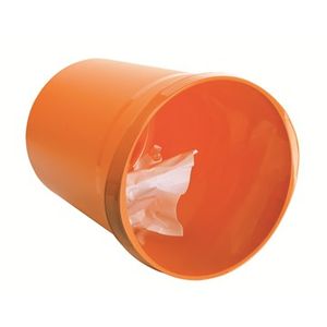 HAN GRIP 18190-51 Prullenbak 18 l (Ø x h) 312 mm x 350 mm Polypropyleen Oranje 1 stuk(s)