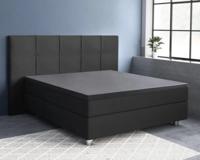 Primaviera Deluxe Topper Satijn Hoeslaken Antraciet 90 x 200 cm