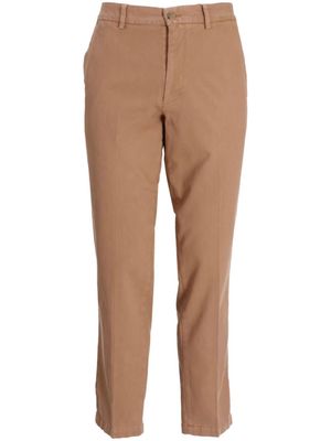 BOSS pantalon en coton à coupe slim - Tons neutres