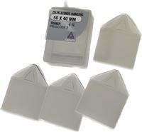 Zelfklevende hanger 40mm transp. - Deltafix