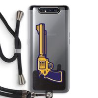 Pew Pew Pew: Samsung Galaxy A80 Transparant Hoesje met koord