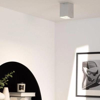 Opbouwspot zilver &apos;Will&apos; aluminium modern gu10 fitting 110mm