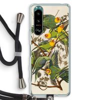 Carolinaparkiet: Sony Xperia 5 III Transparant Hoesje met koord