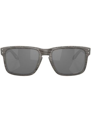 Oakley lunettes de soleil Holbrook à monture d'inspiration wayfarer - Marron