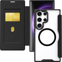 4Smarts Booklet Samsung Galaxy S26 Ultra Zwart, Transparant Inductieve lading