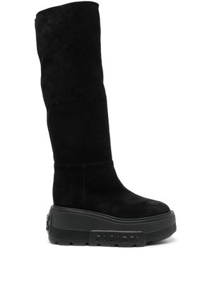 Casadei bottes Nexus à plateforme - Noir