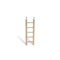 Beeztees Ladder - Vogelspeelgoed - 4 Treden - Hout - 20 cm - thumbnail