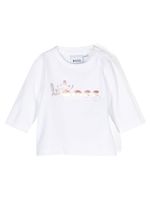 BOSS Kidswear t-shirt à logo imprimé - Blanc