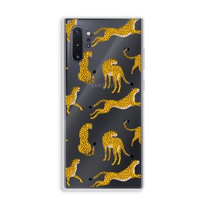 Luipaard: Samsung Galaxy Note 10 Plus Transparant Hoesje