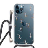 Dancing #3: iPhone 12 Pro Max Transparant Hoesje met koord