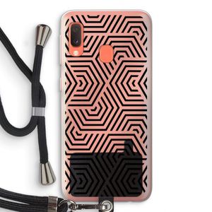 Magic pattern: Samsung Galaxy A20e Transparant Hoesje met koord