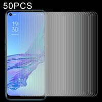 Voor OPPO A53 50 PCS 0 26mm 9H 2.5D Gehard glas film