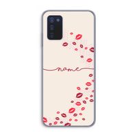 Kusjes: Samsung Galaxy A03s Transparant Hoesje