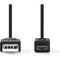 USB 2.0-Kabel | A Male - Micro-A Male | 2,0 m | Zwart USB 2.0-Kabel | A Male - Micro-A Male | 2,0 m | Zwart