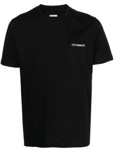 C.P. Company Pre-Owned t-shirt en coton à poche plaquée - Noir