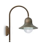 Moretti Luce Landelijke wandlamp Campanula - verouderd messing 1790.T.AR