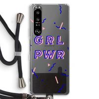 GRL PWR: Sony Xperia 1 III Transparant Hoesje met koord