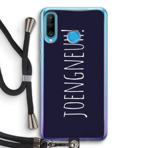 Joengneuh!: Huawei P30 Lite Transparant Hoesje met koord
