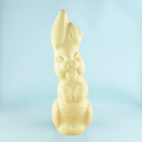 Chocolade paashaas (hol) wit (650 gram)