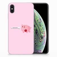 Apple iPhone Xs Max Telefoonhoesje met Naam Pig Mud