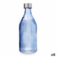 Waterfles Quid Maison Marineblauw Glas 1 L (12 Stuks)