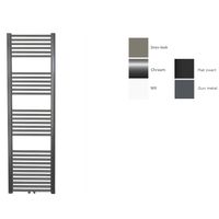 Sanicare design radiator midden aansluiting recht 160 x 45 cm. Gunmetal Sanicare