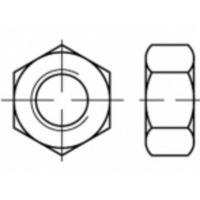 TOOLCRAFT TO-9984126 Zeskantmoeren M48 Thermisch verzinkt 5 stuk(s)