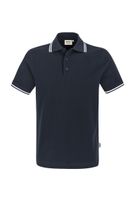 Hakro 805 Polo shirt Twin-Stripe - Blue/White - L