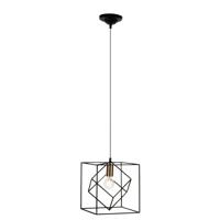 Brilliant Zwarte hanglamp Tycho 93594/76