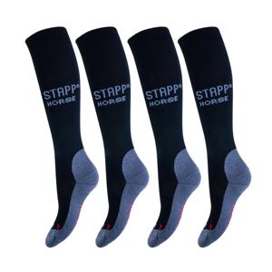 STAPP Horse Paardrijsokken Deocell 4-pack Marine-43/46