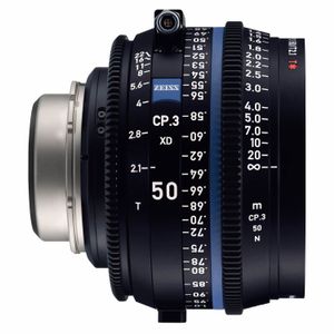 Zeiss Compact Prime CP.3 XD 50mm T2.1 PL-vatting met eXtended Data