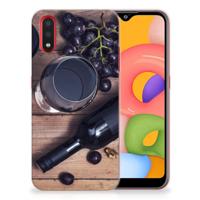 Samsung Galaxy A01 | Siliconen Case | Wijn