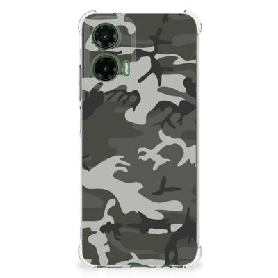 Motorola Moto G35 Doorzichtige Silicone Hoesje Army Light Motorola Moto G35 Doorzichtige Silicone Hoesje Army Light