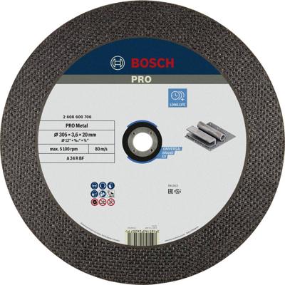 Bosch Accessories Expert for Metal A 24 R BF 2608600706 Doorslijpschijf recht 300 mm 1 stuk(s) Staal
