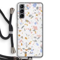 Terrazzo N°8: Samsung Galaxy S21 Transparant Hoesje met koord