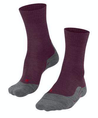 Falke Tk5 Women Dames Wandelsok Dark Mauve 35-36
