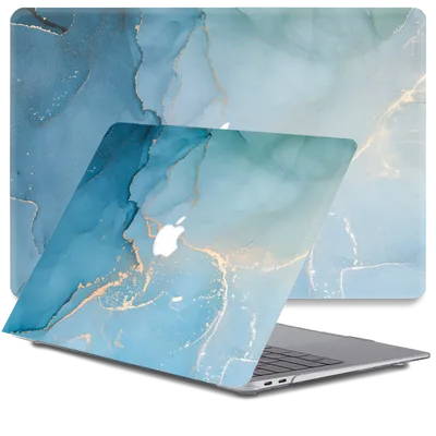 Lunso MacBook Air 13 inch (2010-2017) cover hoes - case - Aciano Azul