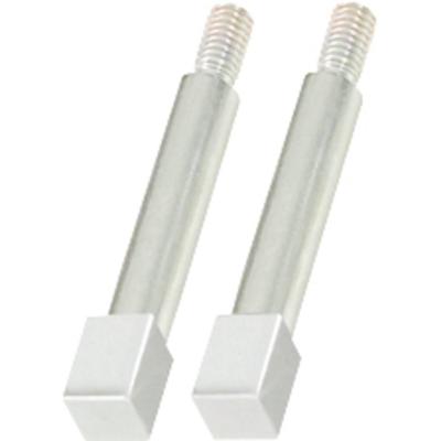 KS Tools 450.0187 Vierkante adapter, 10 mm, verpakking van 2 stuks, verchroomd