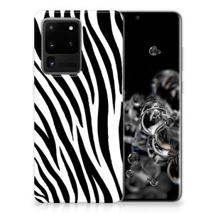 Samsung Galaxy S20 Ultra TPU Hoesje Zebra